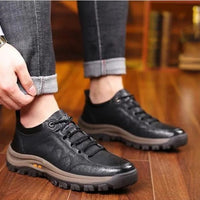Men’s Casual Hand Stitching Arch Support & Non-slip Breathable Shoes