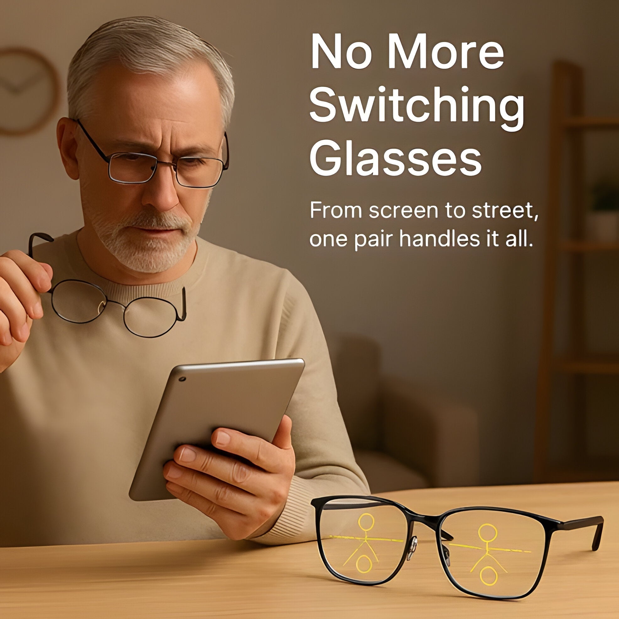 Progressive Multifunction Glasses
