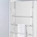 Over The Door Bathroom Towel Bar Rack Holder