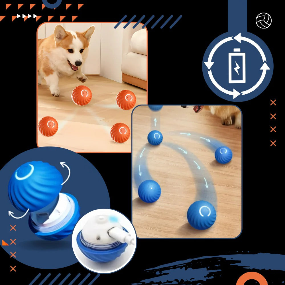Interactive Obstacle-Avoiding Dog Ball