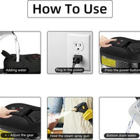 High-Pressure Steam Cleaning Tool