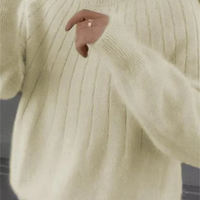 Soft Cashmere Knitted Sweater for Women - Warm and Luxury