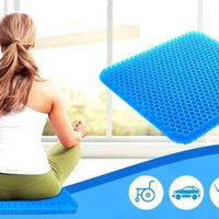 Orthopedic Gel Seat Cushion | Pressure Relief - Tailbone Pain - Lower Back Support - For Office Chair - Car - Wheelchair Use