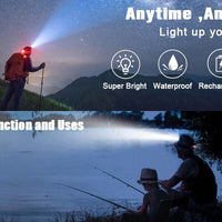 990000LM Rechargeable LED Headlamp