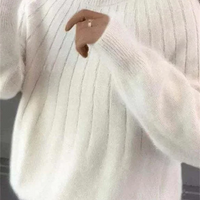 Soft Cashmere Knitted Sweater for Women - Warm and Luxury