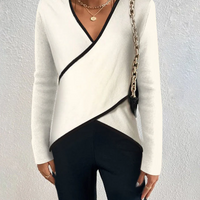 Ivory V-neck sweater