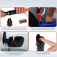 Portable Electric Siphon Pump For Gas, Fuel, Diesel, Water Transfer