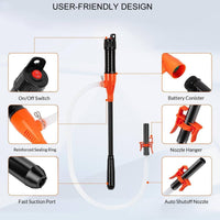 Portable Electric Siphon Pump For Gas, Fuel, Diesel, Water Transfer