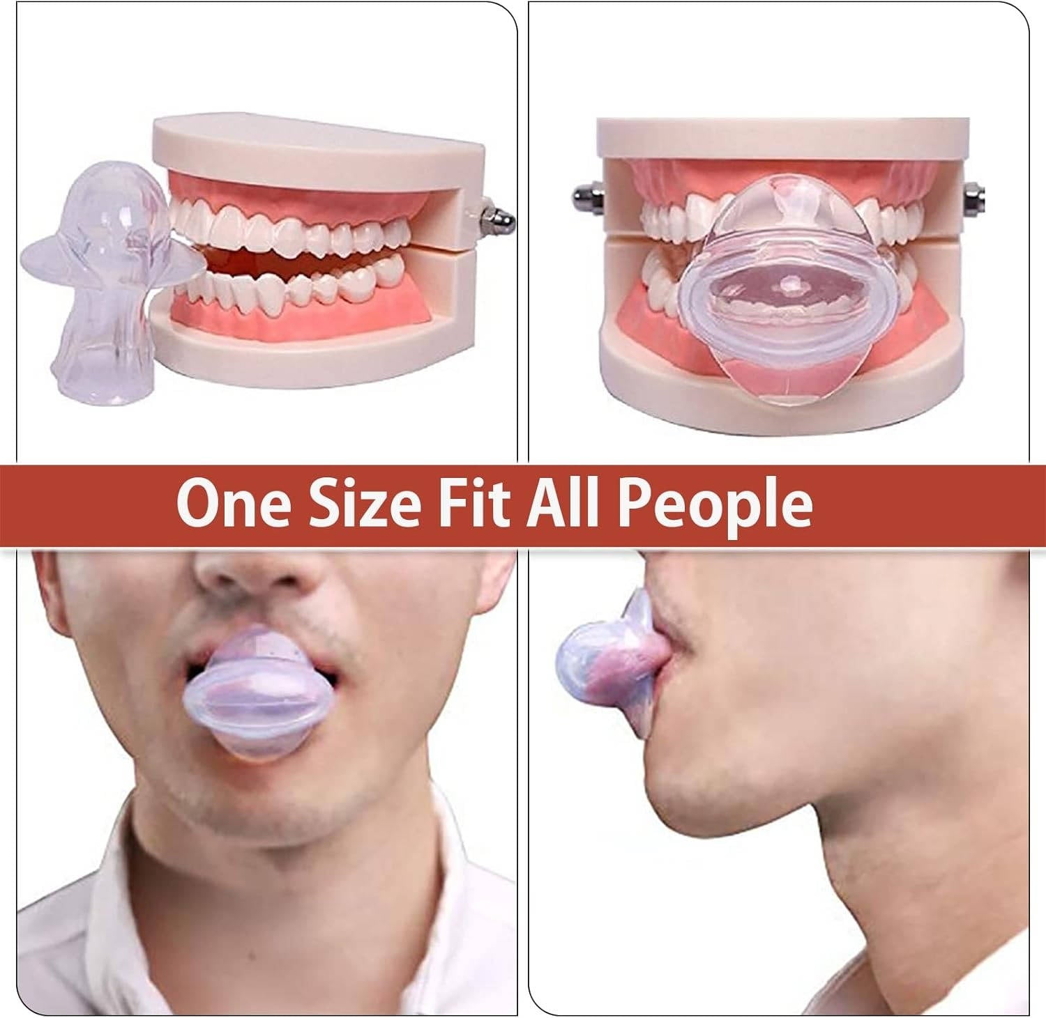 Sleep Apnea Tongue Retainer, Non-Invasive Snoring Relief Aid