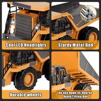 4WD Remote Control Excavator Bulldozer Dump