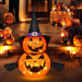 2 Pcs 3ft Halloween Collapsible Lighted In/Outdoor Pumpkin Garden Decoration