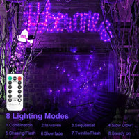 Halloween Spider Web Lights Outdoor