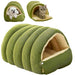 Removable and Washable Winter Closed off Cat Bed