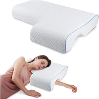 Orthopedic Couple Pillow With Arm-Tunnel For Cuddling