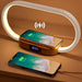 Alarm Clock with Wireless Charging and Night Light