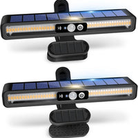 2 Set Portable Solar Fence Lights