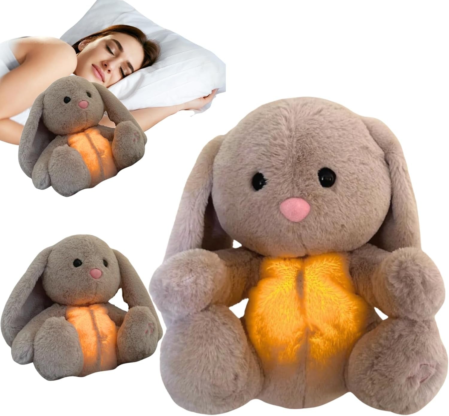 Breathing Stuffed Animal Bunny
