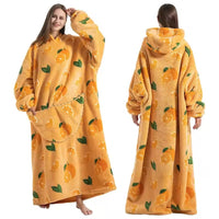 Long Wearable Blanket Hoodie