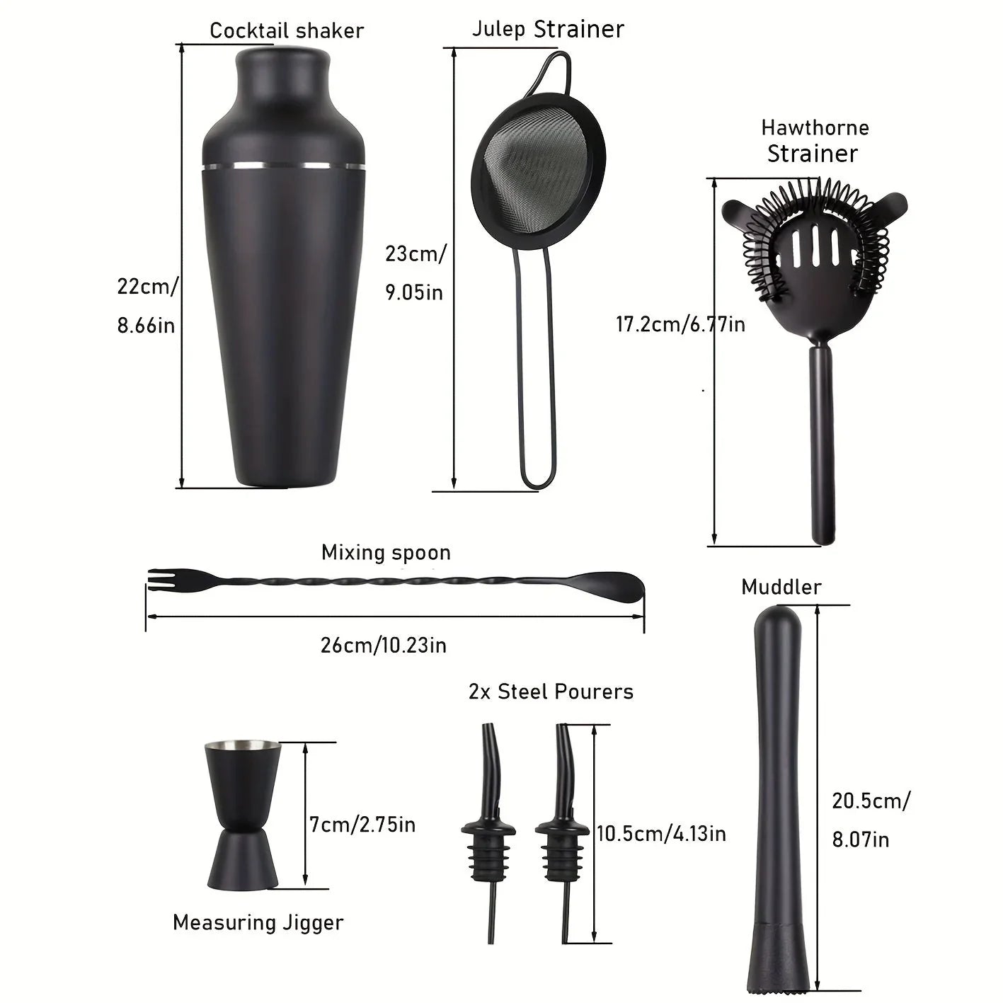 Premium Stainless Steel Cocktail Set