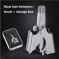 Nose Hair Trimmer for Men Stainless Steel Manual Trimmer