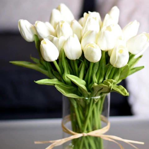 Artificial Tulips, 10 Stem Bunch