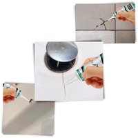 Ceramic Tile Repair Paste Kit for Cracks Chips and Surface Repair