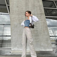 Adjustable Straight Fit Cargo Pants