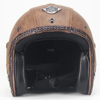 Retro Vintage Motorcycle Helmet Open Face With Goggle Mask
