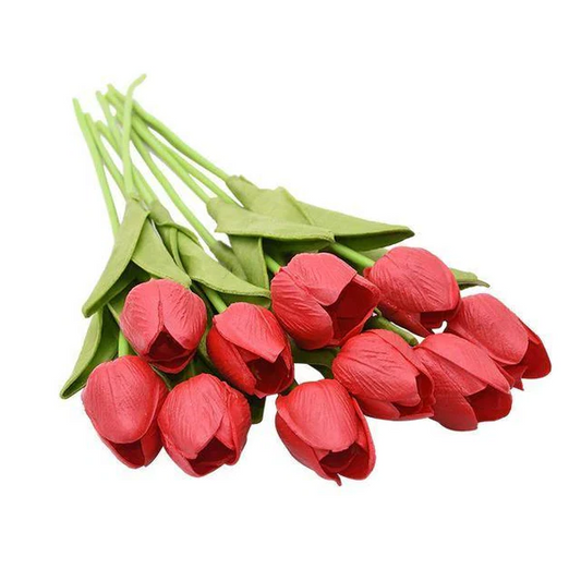 Artificial Tulips, 10 Stem Bunch