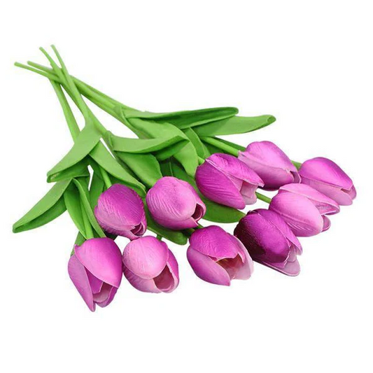 Artificial Tulips, 10 Stem Bunch