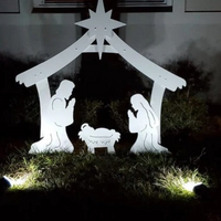 Holy Night Outdoor Christmas Nativity Set