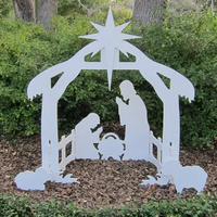 Holy Night Outdoor Christmas Nativity Set