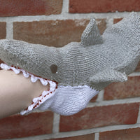3D Knitted Crocodile Socks
