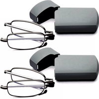 Folding Reading Glasses - Portable With Case