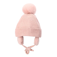 Kids Knit Beanie Winter Hat with Earflaps