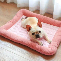 Cooling Dog Bed with Ice Silk Material