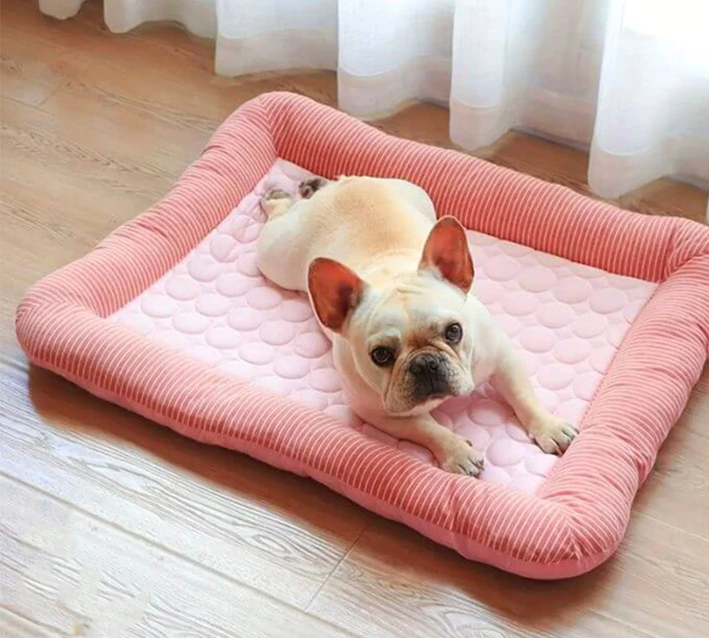Cooling Dog Bed with Ice Silk Material
