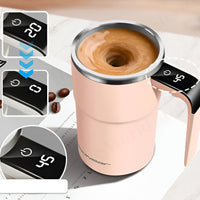 Rechargeable Mug with Built-in Stirring