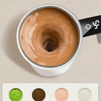 Rechargeable Mug with Built-in Stirring
