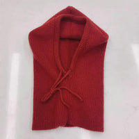 Knitted Hooded Balaclava Hat Neck Warmer