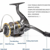 Carbon Fiber Telescopic Fishing Rod Pole Reel Combo Sea Saltwater Freshwater