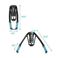 Heavy Duty Hydraulic Chest Arm Resistance Exerciser Workout Tool