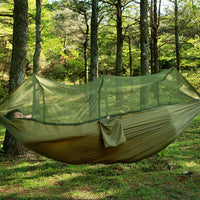 Portable Two Person Outdoor Traveler Camping Hammock Tent With Canopy