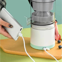 Portable Wireless Electric Fresh Orange Citrus Squeezer Juicer