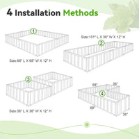 Outdoor Flower Vegetable Raised Garden Bed