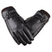 Touch Screen Men's Leather Gloves for Winter
