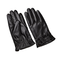 Touch Screen Men's Leather Gloves for Winter