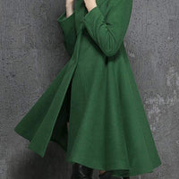 Plain Coat with Simple Button