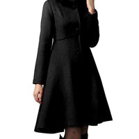 Plain Coat with Simple Button