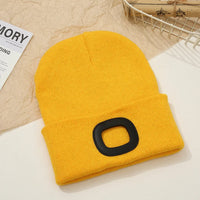 Rechargeable LED Beanie Hat for Winter